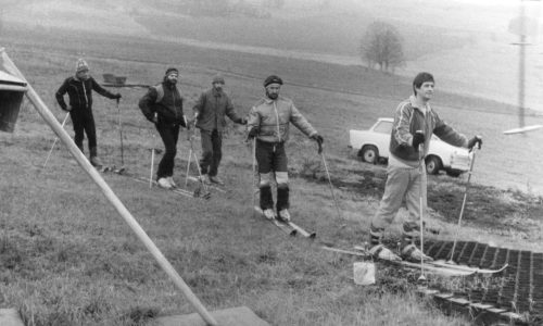 skifahren-frankenlift-thueringen-damals Frankenlift Thüringen Bau